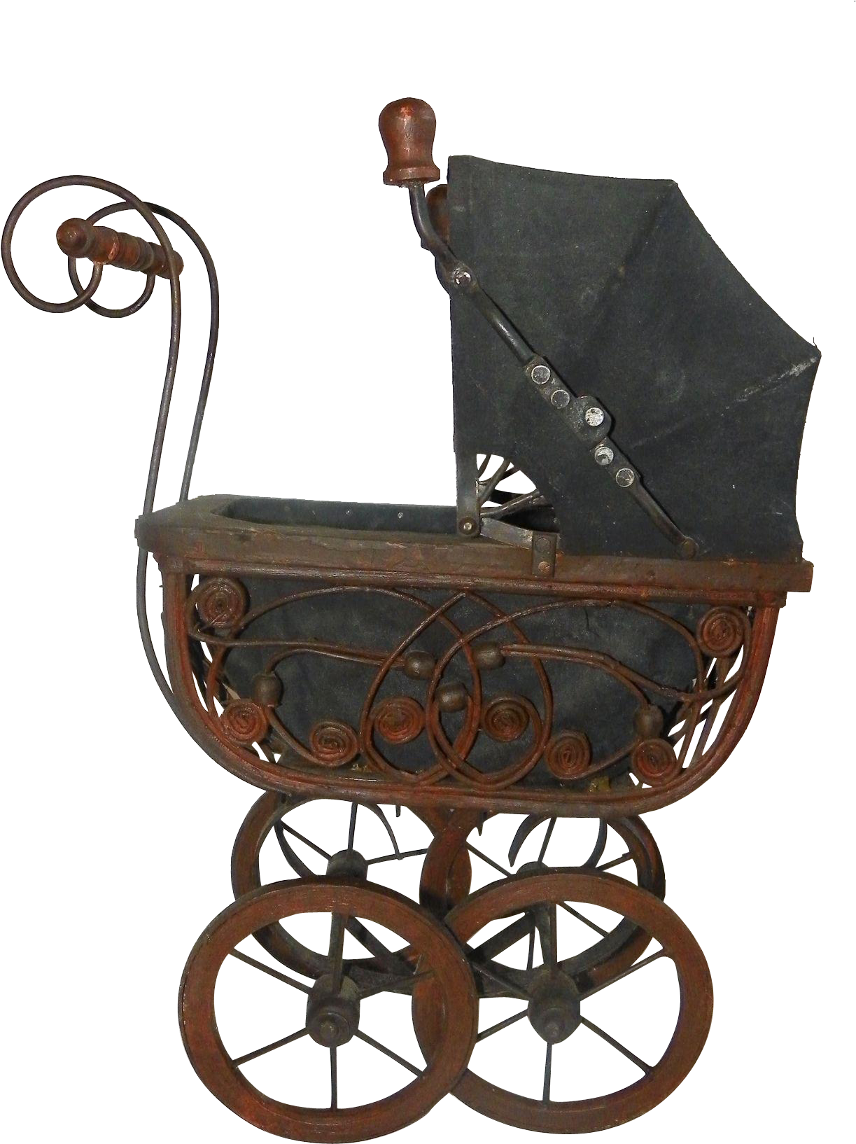Antique Doll Carriage Stroller C - Cart (1633x1633)