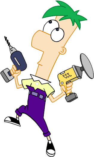 Pack Png Ferb - Phineas And Ferb Png (379x537)