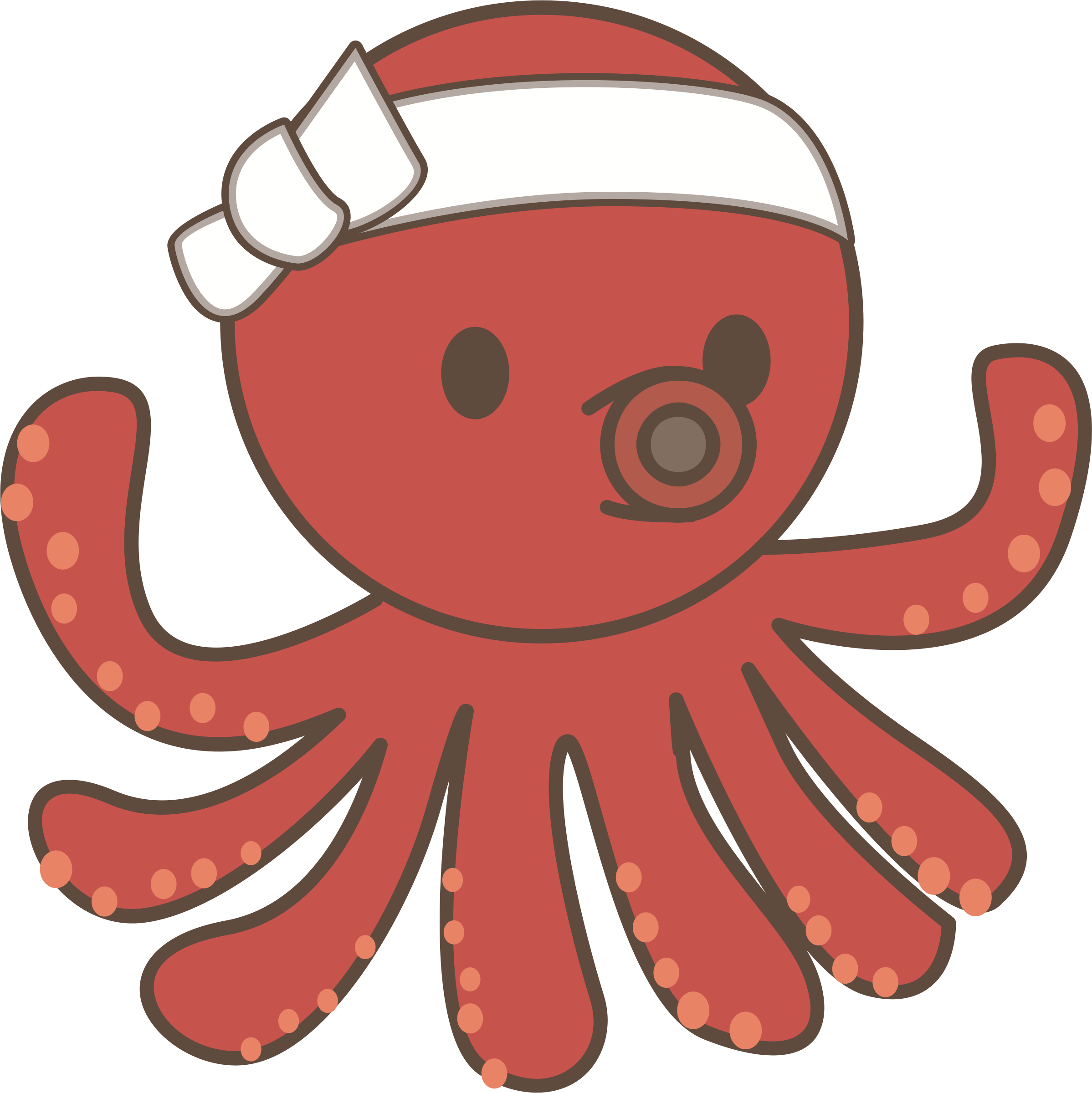 With Headband - Japanese Octopus Png (2397x2400)