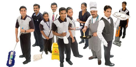 Housekeeping, Linen And Laundry Services - Facility Management Services Png (480x250)
