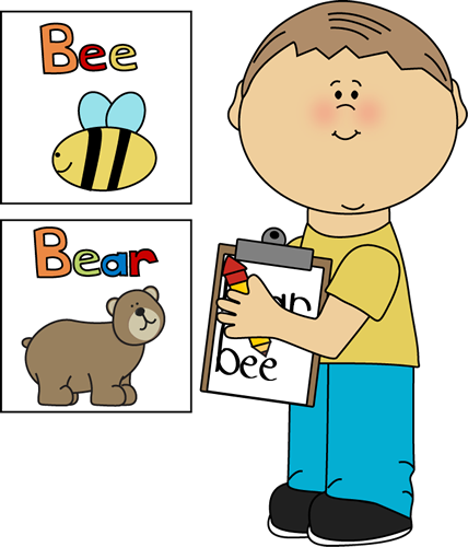 High-frequency Words - Writing Center Clip Art (428x500)