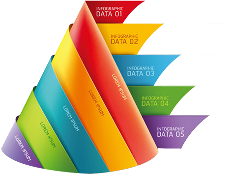 Infographic Three-dimensional Space Diagram - Flex Printing Visiting Card Design (600x503)