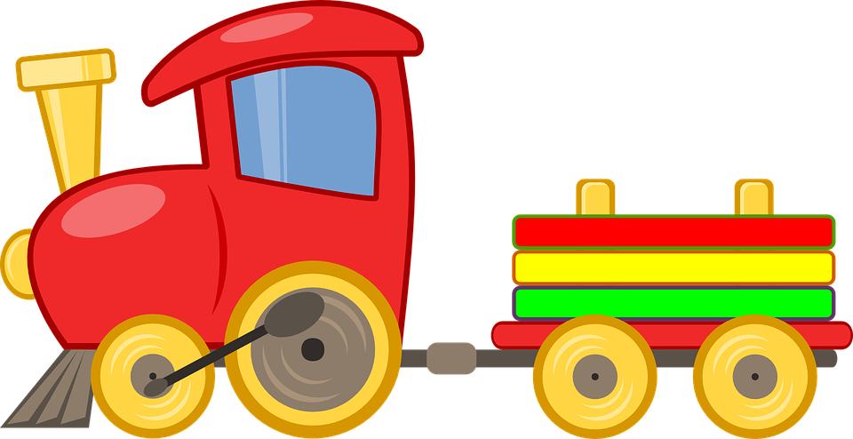 Toy Vehicles Cliparts 1, Buy Clip Art - Train Kids (960x494)