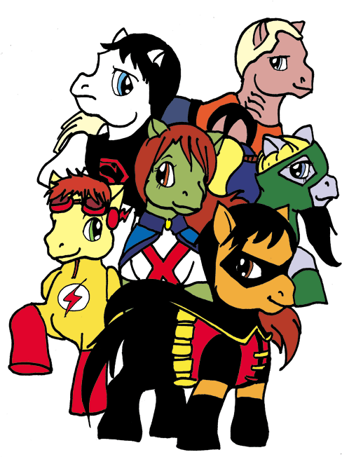 Young Pony Justice By Elf-chuchu - Cartoon (497x683)