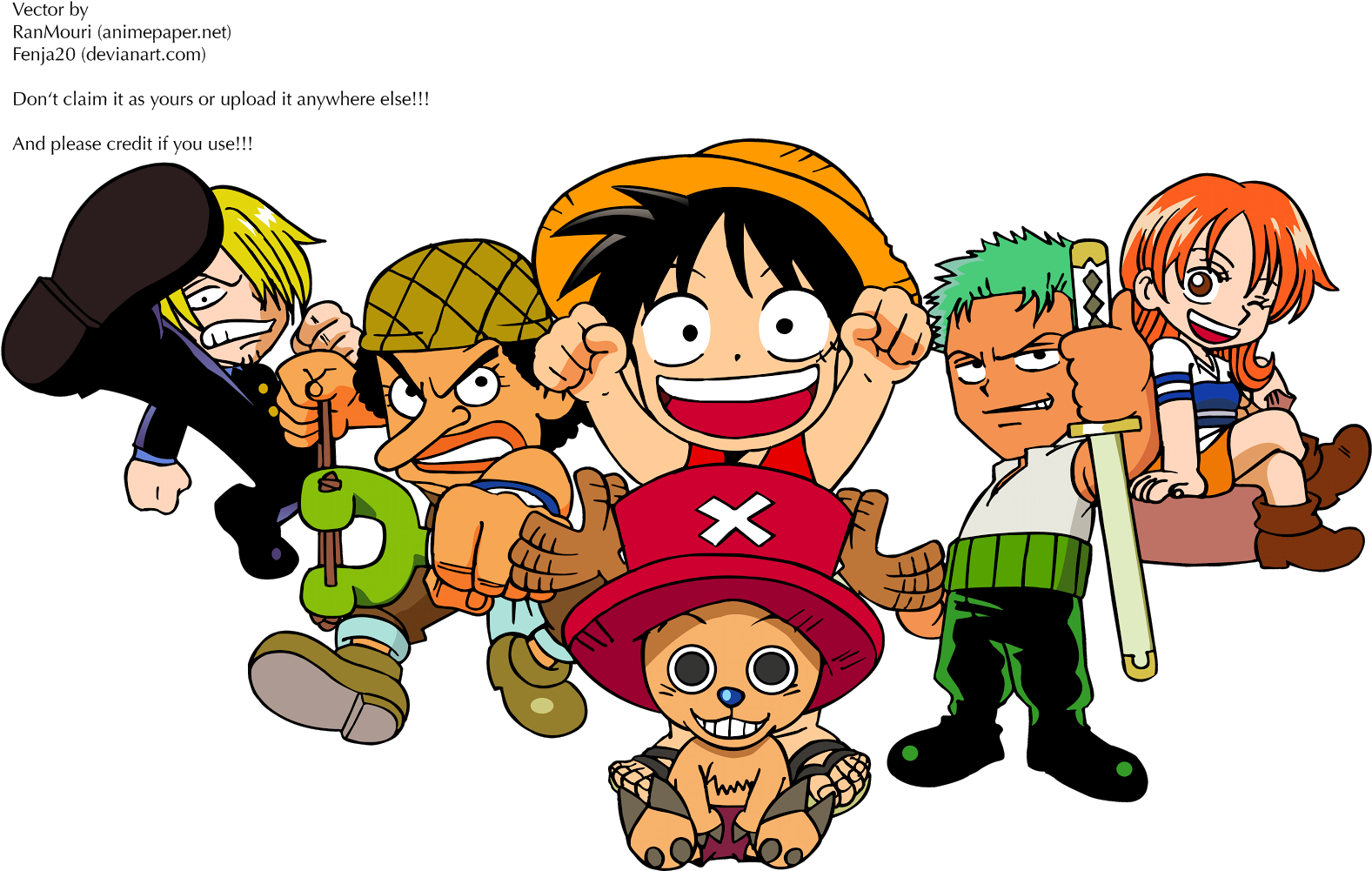 Luffy One Piece Cartoon Chibi Wallpaper - One Piece Chibi (1600x1029)