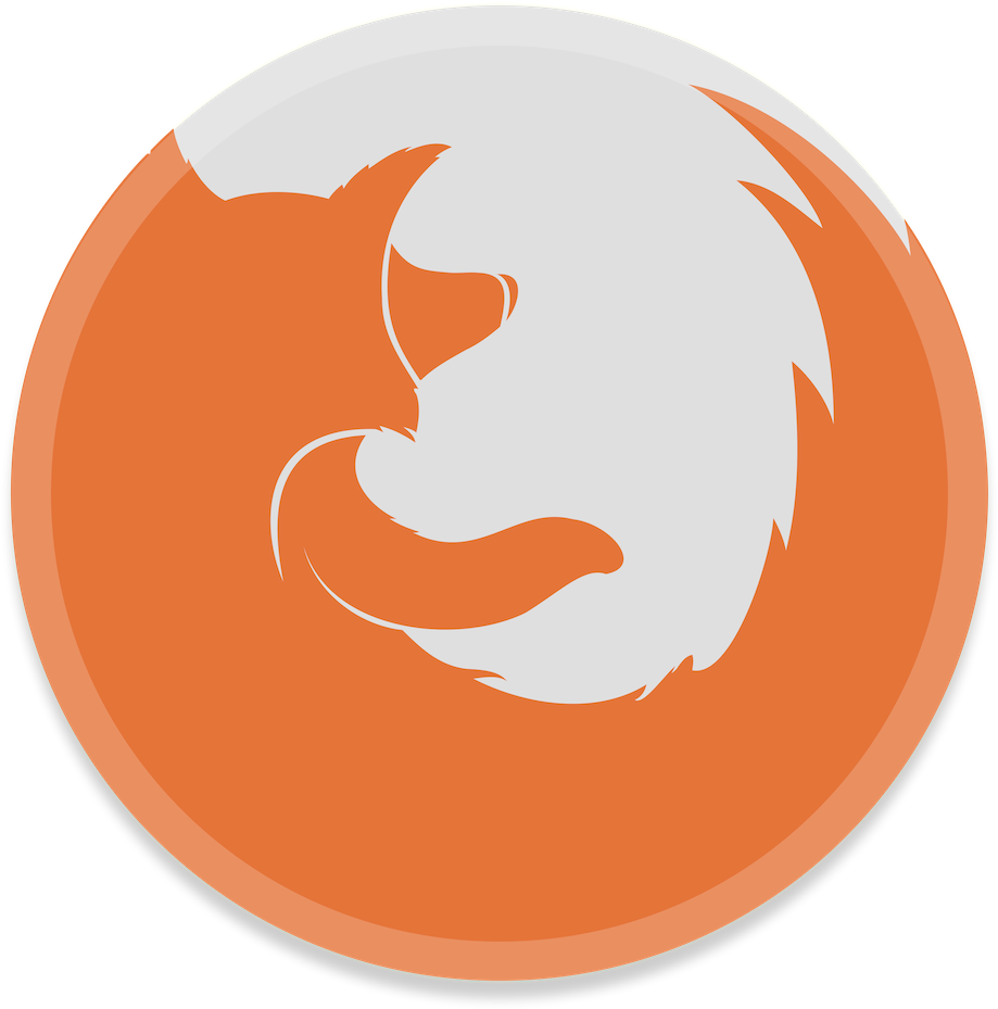 Free Icons Png - Mozilla Firefox White Logo Png (1024x1024)