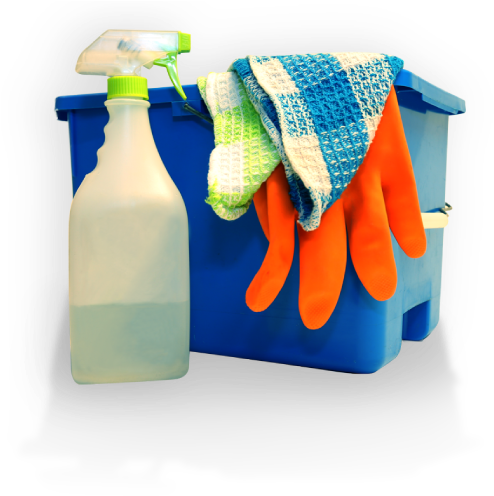 Montreal Cleaning Services - Glass Bottle (500x500)