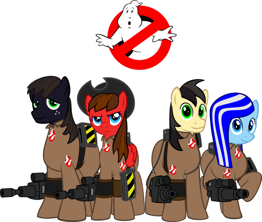 Pony Ghostbusters Group Real Logo By Decompressor - My Little Pony Ghostbusters (900x763)