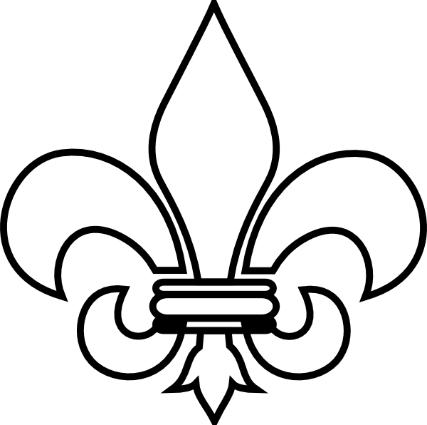 Medieval Europe Drawing - Fleur De Lis Vector (600x596)