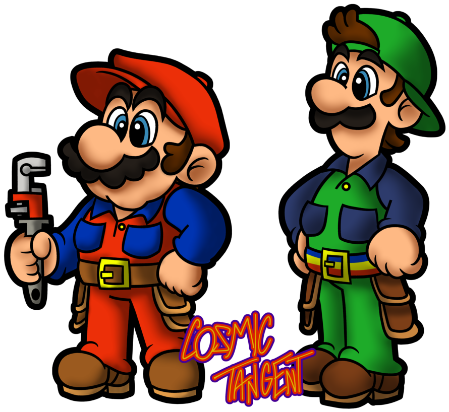 Paper Crafts Decorative Mario Brothers Cartoon 16 Movie - Mario Bros. (931x859)
