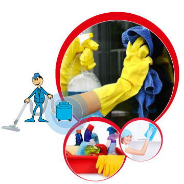 Lavage De Vitres - Maid Cleaning The Window (360x361)