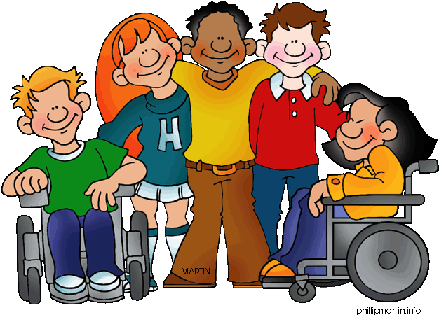 Respect Clipart - Children With Exceptionalities (648x477)
