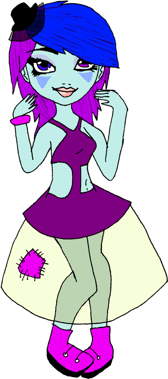 Stealia Rags By Saiyen-girl - Cartoon (585x1363)