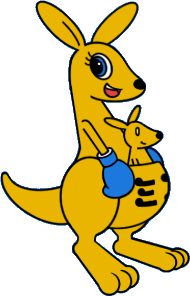 Kangaroo Clipart 8 Bit - Nintendo Kangaroo (466x619)