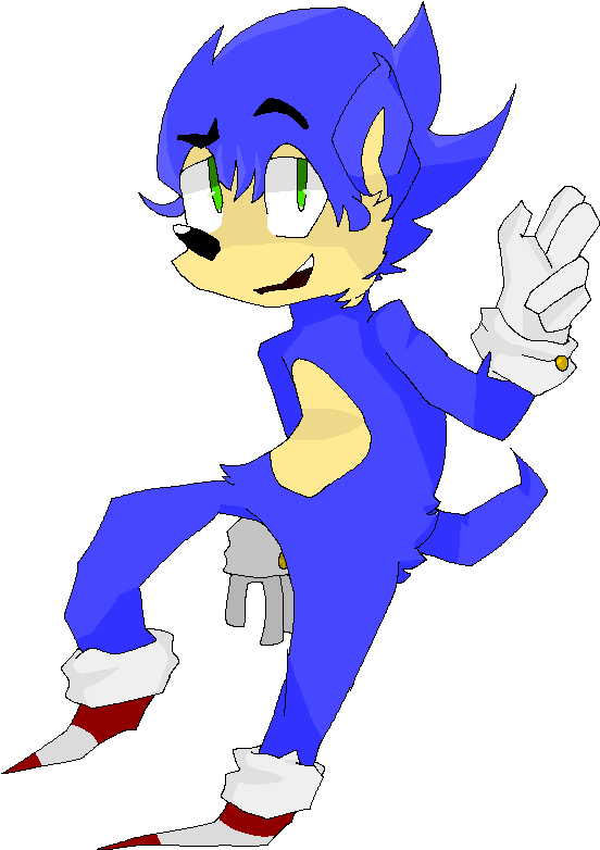 A Bad Drawing Of Sonic By Bluebellblur - Bad Drawing Of Sonic (720x960)