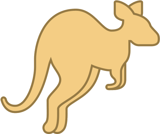 Kangaroo Clipart Transparent - Transparent Background Kangaroo Clipart (540x540)