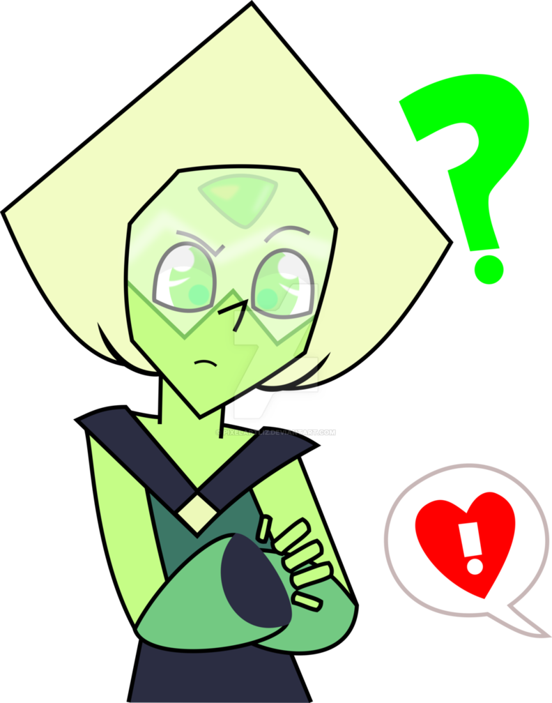 I Love You Peridot By Pixelartliz - Digital Art (792x1008)