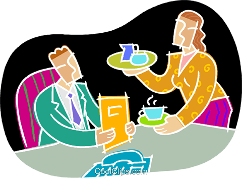 Chalk Style, Restaurant Service Royalty Free Vector - Clip Art (480x355)