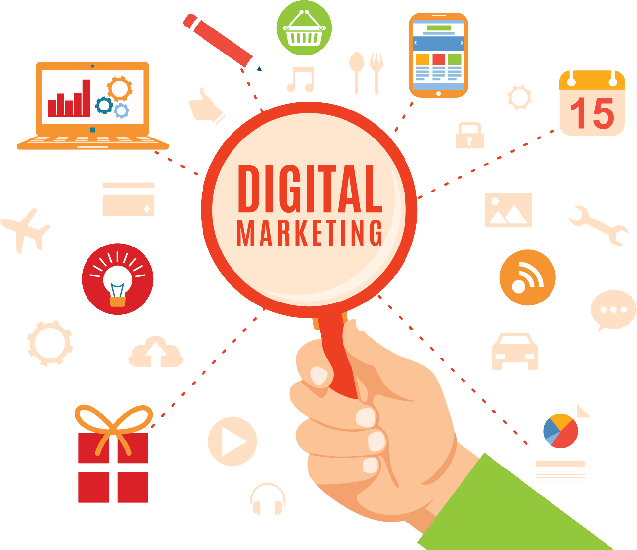 Service - - Digital Marketing Services Png (1296x1120)