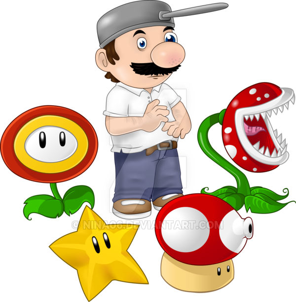 Mario Vs Zombies By Nina06 - Doudou Plante Vs Zombie Gw Super Héro (600x611)