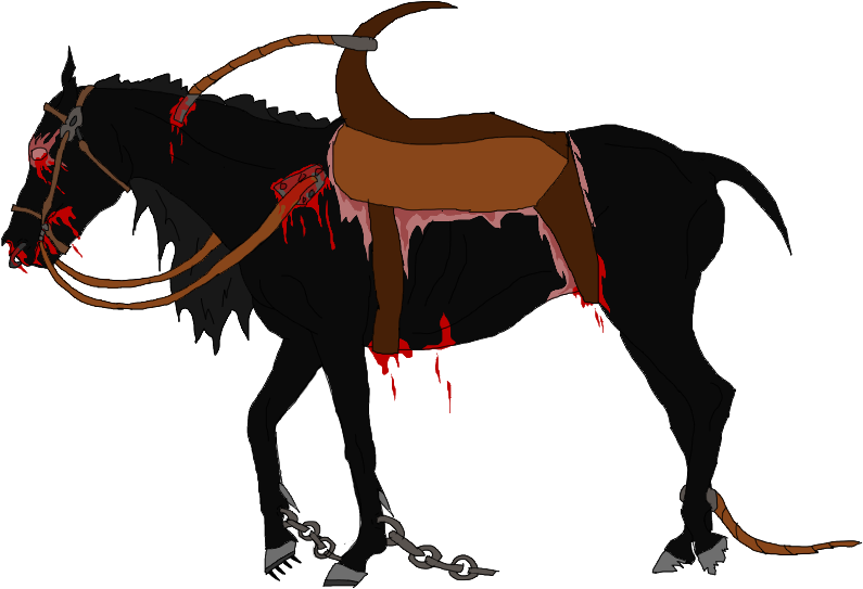 Demon Mare By Poltergeistnaga - Mane (844x747)