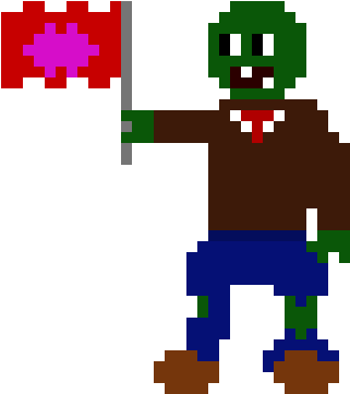 Flag Zombie - Zombie (370x380)