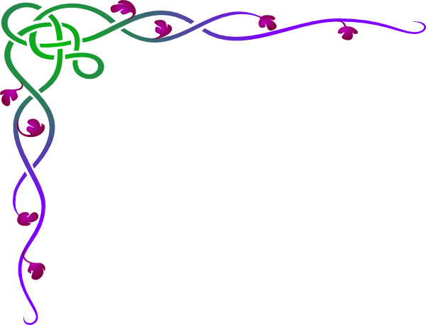 Vineyard Clip Art - Corner Designs For Pages (600x458)