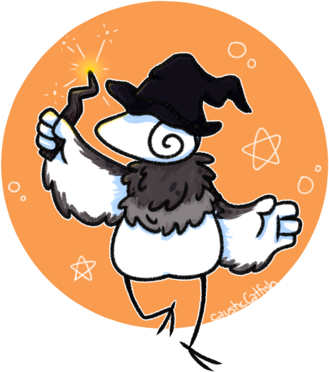 Youre A Wizard, Birdy By Causticcatfish - Illustration (863x926)