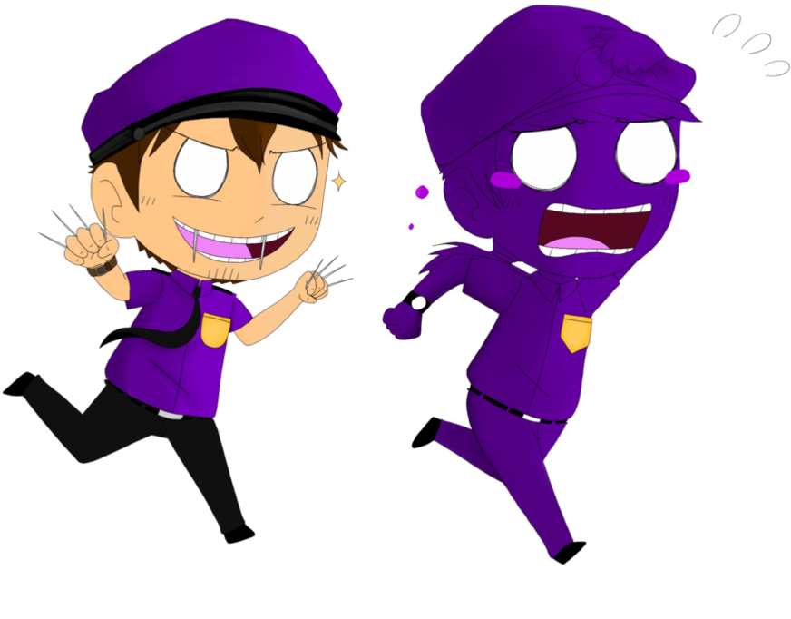 Needle Chase By Kurookami97 - Fnaf Base Purple Guy (1022x781)