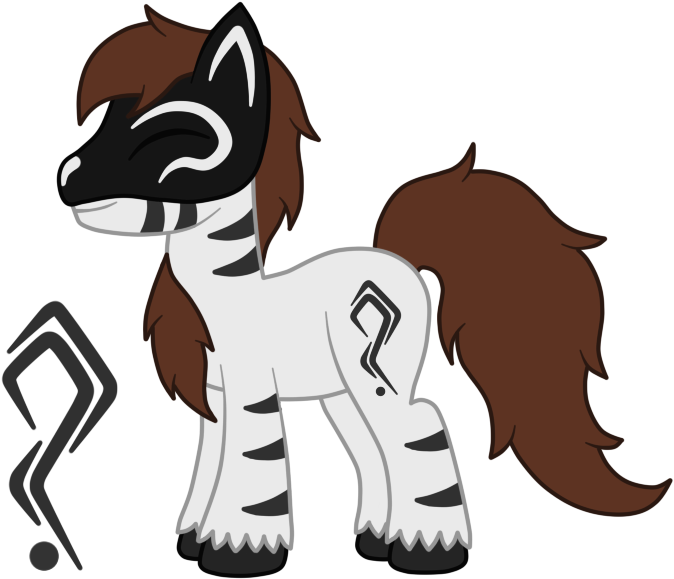 Enigma The Barakoa Pony By Silverromance - Cartoon (700x600)