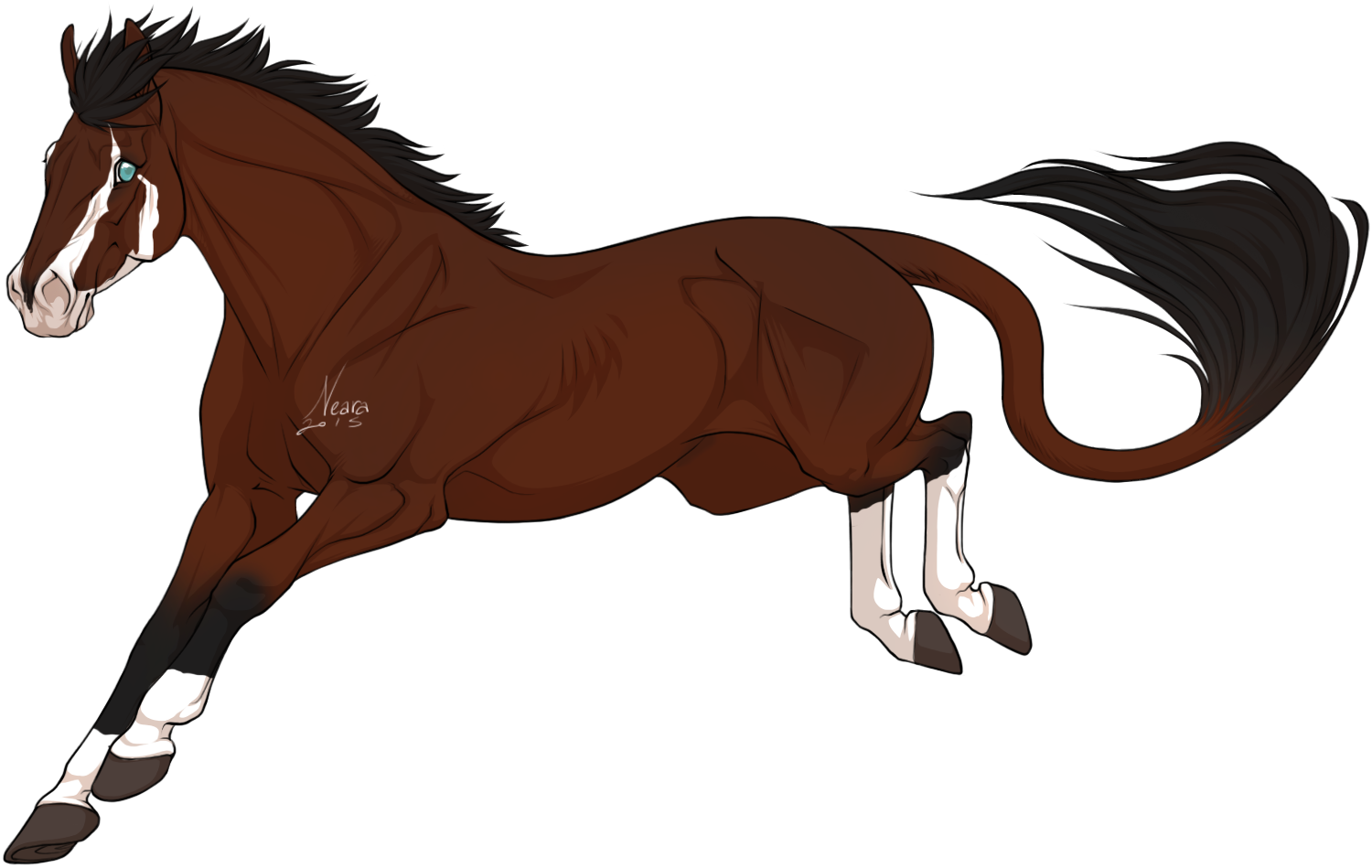 Mare Coat Color - Speckled Orchid Deviantart Horse (1500x949)