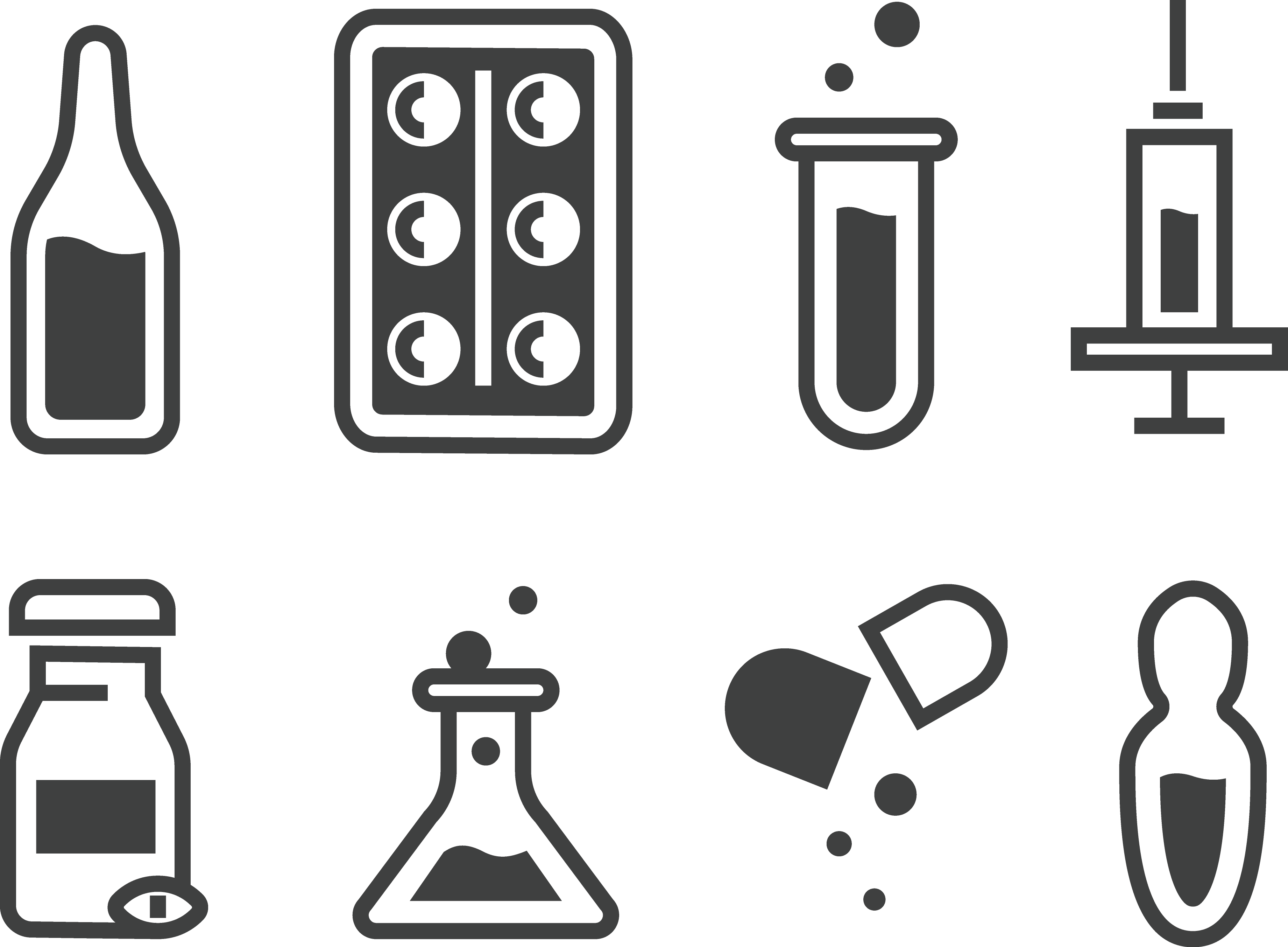 Chemistry Hospital Icon - Hospital Icon (3682x2705)