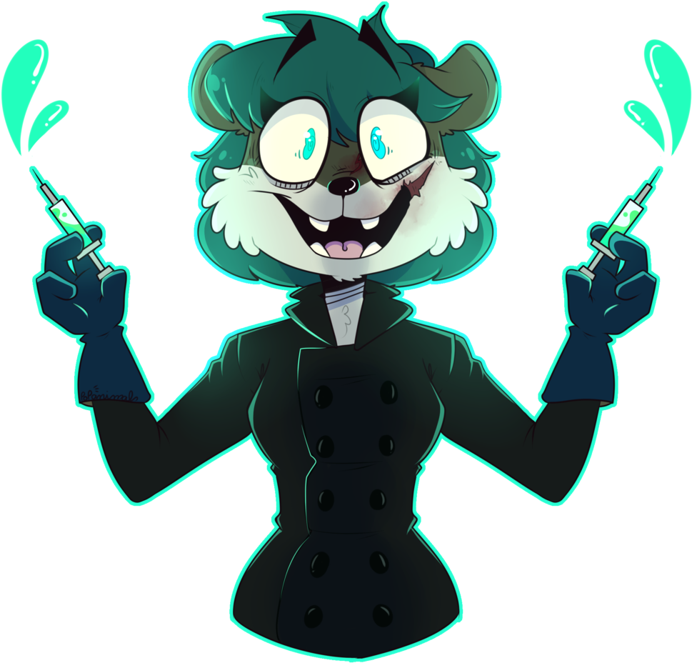 Afraid Of Syringes By Popanimals - Cartoon (1024x989)