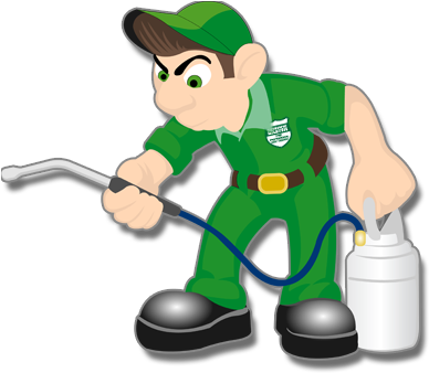 Service Master Cartoon - Fumigation (400x343)