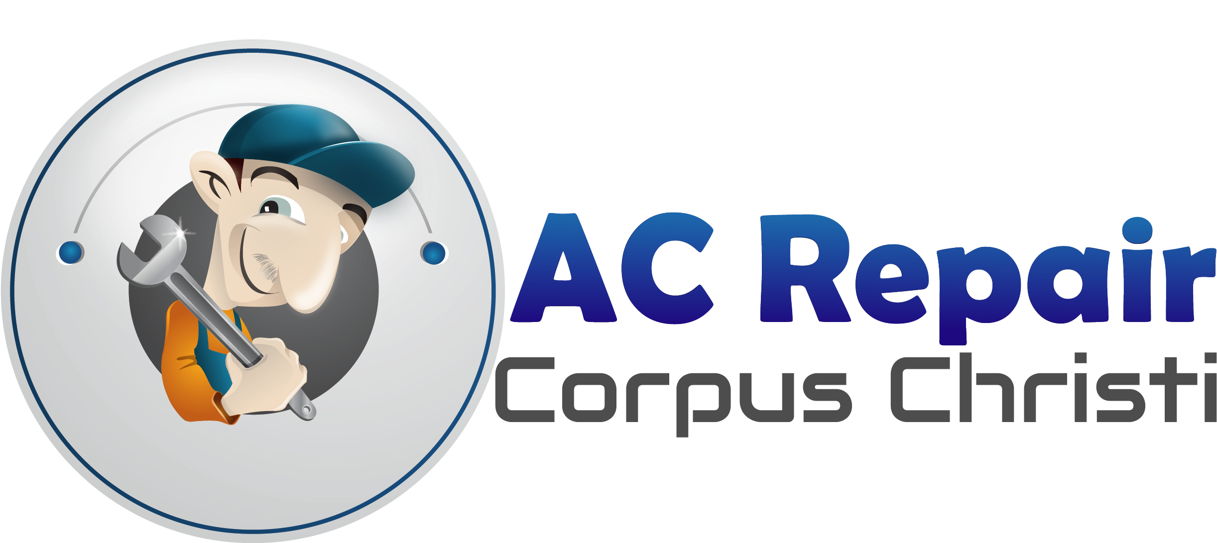 Ac Repair Corpus Christi - Ac Repair Shop Logo (2467x1106)