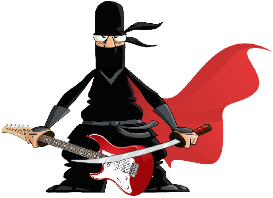 Hi, My Name Is Joe And I Am Not A Super Rockstar Ninja - Rockstar Ninja (550x400)