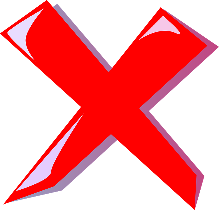 Cancel, Abort, Delete, Cross, Red, Error, Incorrect - Clipart Error (751x720)