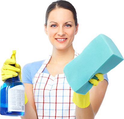 Book Your Local, Trusted Cleaner - Cleaning Person Png (413x397)