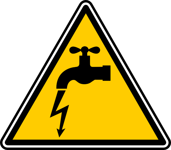 Danger Electric Leakage Clip Art - Triangles In Everyday Life (2400x2130)