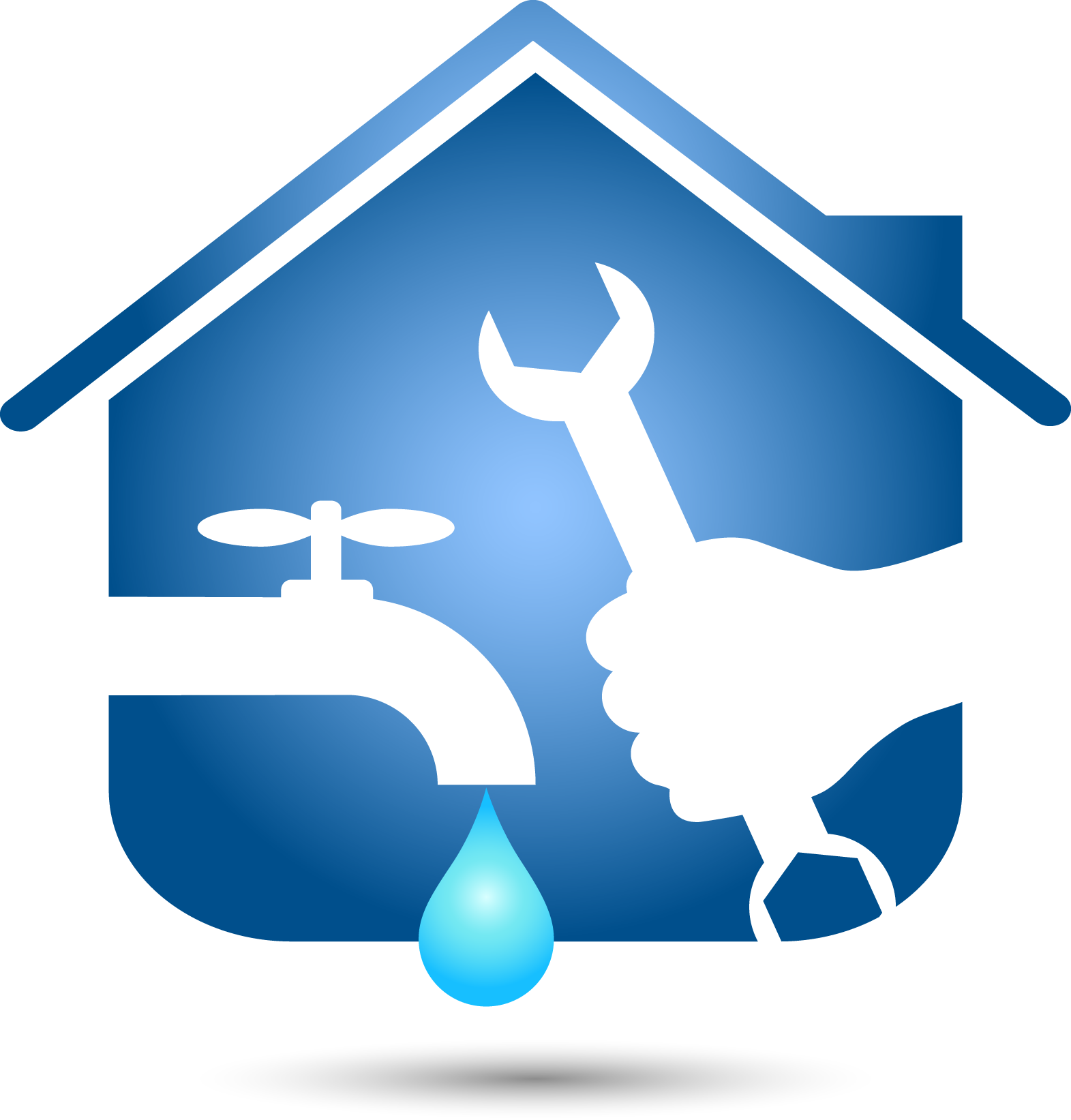 Carbone Plumbing - Water Repairs Icon Png (1571x1643)
