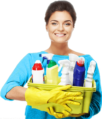 Our Team Are Experts At Office And House Cleaning And - Girl (358x417)