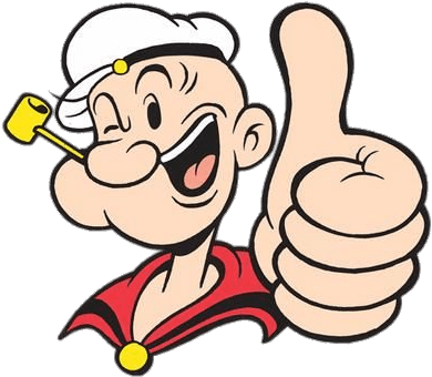 Download - Popeye Thumbs Up (1024x901)