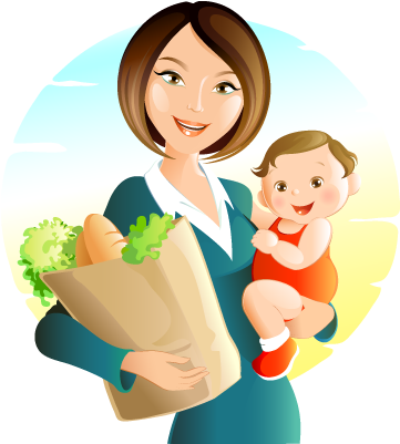 Mom Clipart - Stay At Home Moms (400x400)