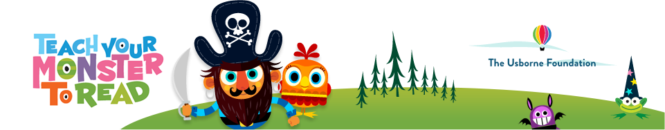 Teach Your Monster To Read - Usborne Books (961x188)