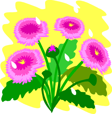 Happy Mothers Day Balloons - Clip Art Flowers (365x372)