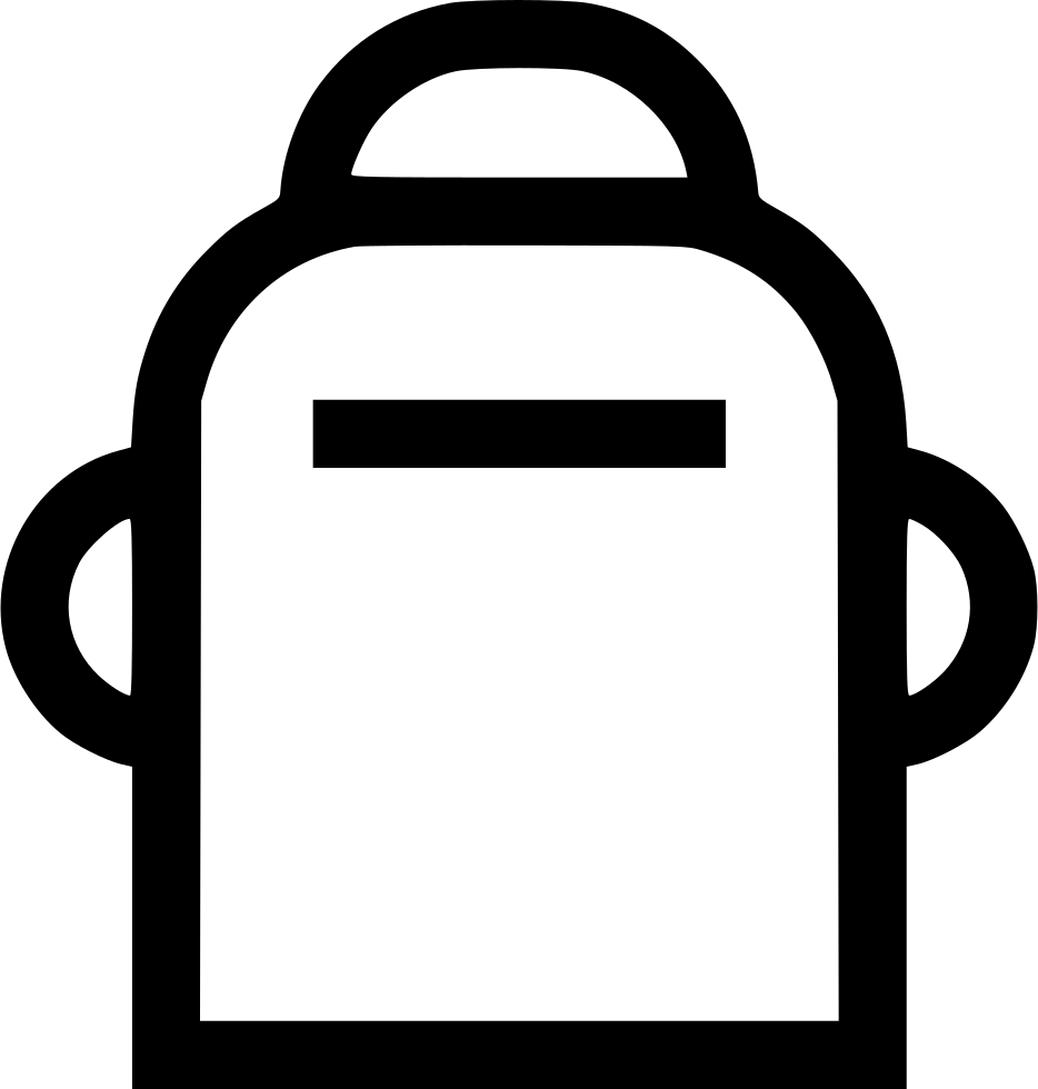 Ers Bag Er Hiking Hike Comments - Scalable Vector Graphics (934x980)