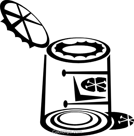 Canned Goods Royalty Free Vector Clip Art Illustration - Canned Goods Royalty Free Vector Clip Art Illustration (473x480)