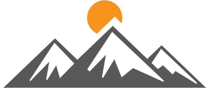 Mountain Clipart Transparent Background - Mountain Logo Transparent Background (667x354)