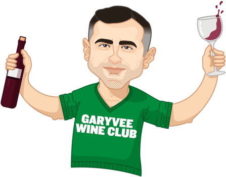 Club2x Garyvee Wine Club Logo - Gary Vayner Chuck Wine Library (500x500)