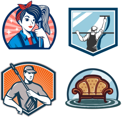 Fusion Cleaning Is Proud To Offer A Wide Range Of Best - Cafepress Window Cleaner Washer Worker Shield Retro (450x450)
